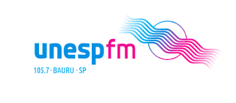 Clique para ser redirecionado ao Portal da Rádio UNESP. Imagem digital do logotipo da Rádio UNESP.